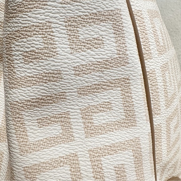 Givenchy Vintage Beige Cream Monogram Coated Canvas and Leather Double Zip Tote - Picture 11 of 14